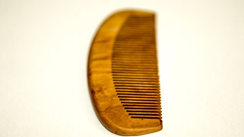 Peine Natural de Madera de Durazno Mediano miniatura 7