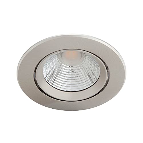Philips LED Einbauspot Sparkle, nickel, 5,5W, dimmbar, warmweißes Licht (2.700K)