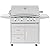 Summerset Sizzler Pro 32-Inch 4-Burner Natural Gas Grill with Rear Infrared Burner - SIZPRO32-NG