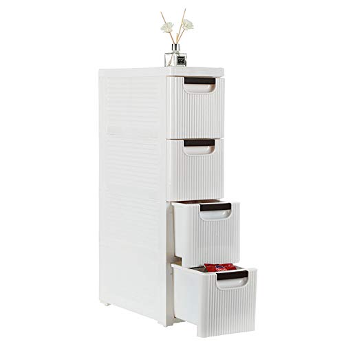 Black Friday Sale 2022 DOLMER 4-Drawer Rolling Cart Organizer Unit with Wheels Narrow Slim Container Storage Cabinet for Bathroom Bedroom Craft Cabinet, Home Decor Super Cheap 🛒 DOLMER 4-Drawer Rolling Cart Organizer Unit with Wheels Narrow Slim Container Storage Cabinet for Bathroom Bedroom Craft Cabinet, Home Decor