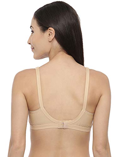 Image of BLOSSOM Women's Single Layered Full Coverage Non Wired Non Padded 100% Woven Cotton Everyday Bra Plus Size Bra