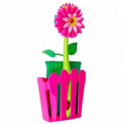 VIGAR Flower Power Set de Vaisselle avec Panier Rose – vue 9