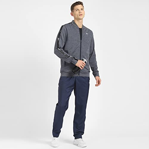 Image of Reebok Men's Solid Regular Fit Track Suit