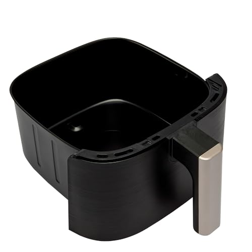 Russell Hobbs cesto de freír de repuesto para freidora de aire, freidora sin aceite SatisFry de 4.3 l, 27610-56, apto para lavavajillas, recambio, accesorios, negro/champán N700757