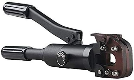 CGOLDENWALL Φ20mm Hydraulic Cable Cutter Manual Wire Cutter Heavy Duty 6T Cutting Tool for Cutting Copper Aluminum Cable Wire Rope Threaded Steel ACSR