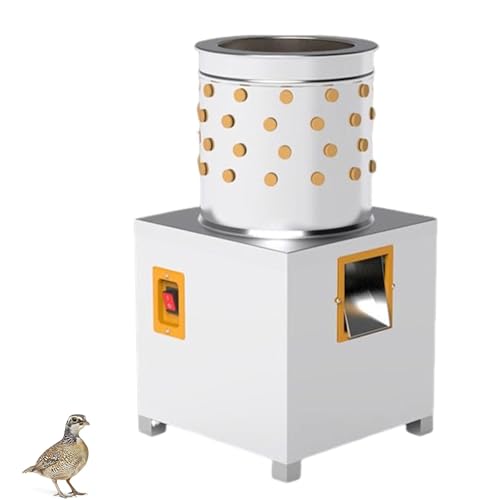 ZephyrGlow Heavy Duty Feather Plucking Machine - 12 Inch Chicken Plucker, 1440R/min, Stainless Steel for Efficient Poultry Processing