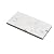 White 3 in. x 6 in. Polished Marble Subway Floor and Wall Sample Tile Having 0.13 sqft Coverage