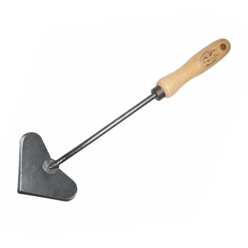 DeWit Heart-Shaped Hand Hoe with Short Handle