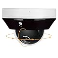 Real HD 6MP Mini PTZ Dome PoE IP Camera Outdoor with Pan Tilt, 3X Zoom, 2.8-8mm Motorized Varifocal Lens, H.265, IP66, NDAA Compliant