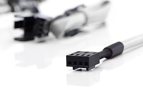 Image of Noctua NA-SEC1 chromax.White, 3-Pin /4-Pin Extension Cables (30cm, White)
