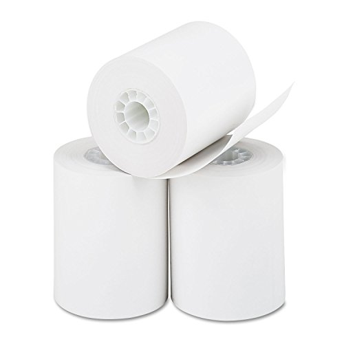 PM Company 05233 Receipt Rolls,Calculator,1-Ply Thermal,2-1/4-Inch x85-Ft ,3/PK,WE