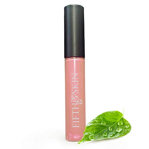Fifth & Skin BOTANICAL LIP GLOSS Natural - 90% Organic - Gluten Free - Cruelty Free - Velvety Feel - Moisturizing Vitamin Rich (Dusty Rose) Fifth & Skin BOTANICAL LIP GLOSS Natural - 90% Organic - Gluten Free - Cruelty Free - Velvety Feel - Moisturizing Vitamin Rich (Dusty Rose)