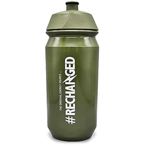 Kendal Mint Co. KMC Bio Drinks Bottle/Bidon for Cycling 500ml | 100% Biodegradable | Easy Squeeze | Leak Proof Locking Cap (Green) Cover