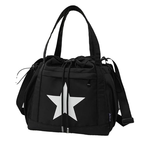 Women Bag Large Capacity Shoulder Bag Student School Bag Star Crossbody Bag Messengers Bag Casual Handbag for Daily - Main Image
