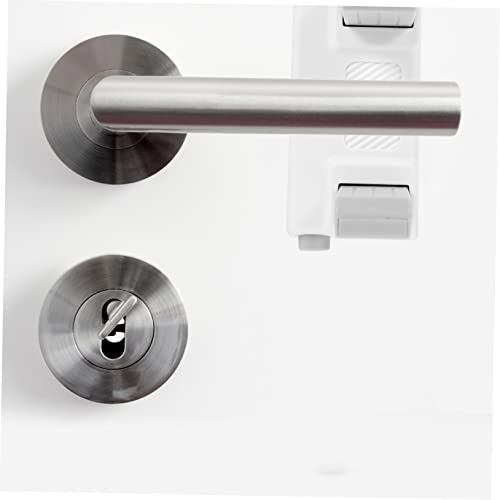 RORPOIR Safety Lock for Lever Door Handle Childproof and Pet Door Lock No Drill Installation Safety Device for Boys and Girls White Design
