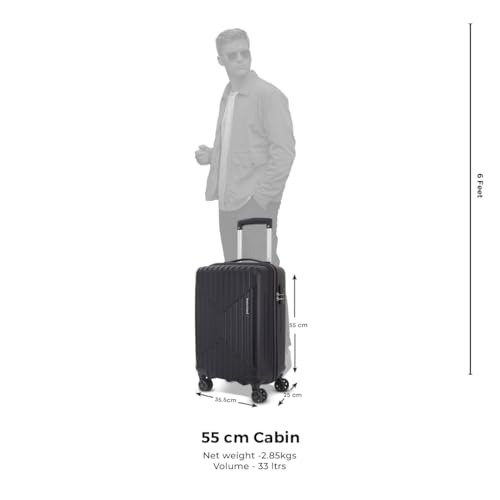 Kamiliant American Tourister Savvy 55cm Black Suitcase - Image 8