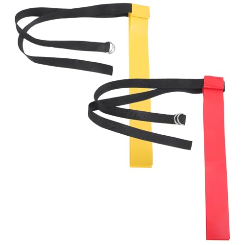 WOONEKY Rugby Belt Flag Reusable Football Flags Football Belt Rugby Waist Supply Sports Favors
