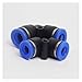 10PC Brass Pneumatic L-Shape Elbow Fittings 4-16mm Quick Connect Adapters (BSPP Thread) For Industrial Use(Pv8)