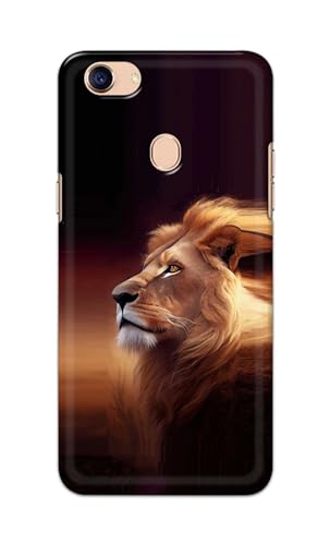 Image of PRINTFIDAA Printed Hard Back Cover Case for Oppo F5 | Oppo F5 Youth | Oppo F5 Plus Back Cover (Danger Lion) -112