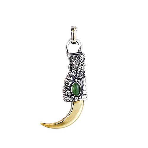 LLRZ Collares Collar de los Hombres 925 STERLINAL Silver Silla Eagle GLAW Colgante JOYERA DE Moda Accesorios DE TENDIENDA Personalidad Gargantillas Cover