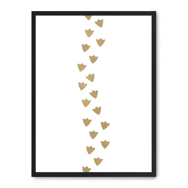 Cuadro duck footprints FASE5 decoration murale salon moderne