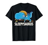 Lustig Dino Schlafoutfit schlafen Damen Pyjama