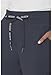 Med Couture Women's Cargo Scrub Jogger Pants, 6 Pockets, Ultra Soft, Stretch, Easy Care Soft Medical Uniform Bottoms - MC7705P, S Petite, Pewter