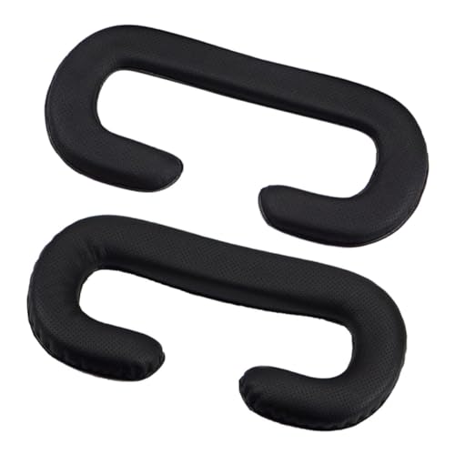Image of CIYODO VR Face Cushion 2Pcs PU Leather Compatible with Htc Vive VR Headset Sweat-Resistant Sponge Pads with 8Mm and 22Mm Thickness for Comfortable Use