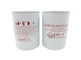 (Pack of 2) TrustMoto 70015 400-10 Fuel Filter Fits for 400 Series, 10 Micron Replaces Cim-Tek