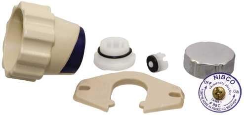 NIBCO RG5000K 95C Frost-Proof Sillcock Hardware Repair Kit, Screw, Siding Wedge, And Vacuum Breaker