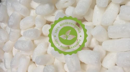 House Naturals 2 Cu Ft Anti Static Packing Peanuts - Cushion for Shipping packing- Made in USA