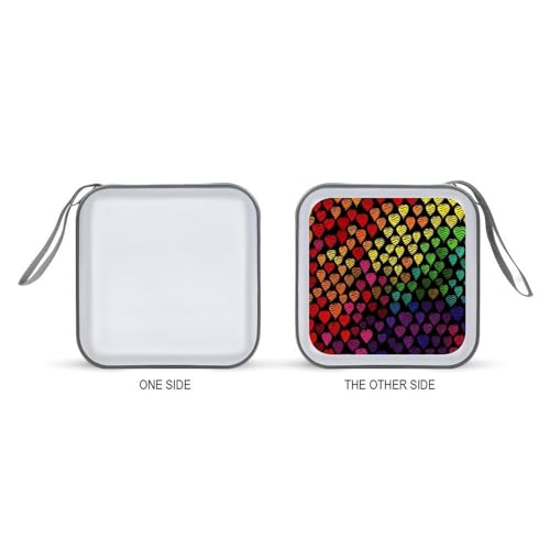 Étui de rangement CD et DVD portable de 40 disques avec motif orchidée - 6