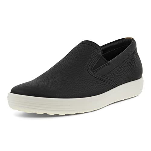 ECCO Soft 7 Casual Slip On, Black/Powder, 7-7.5