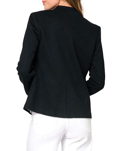 Notch Collar Blazer for Women - Dressy Casual Office Open Front Long Sleeve - Fashion Lined Knit Suit Jacket - (Sizes Vary)4