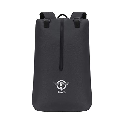 Trovo Bagpacks, Champ Pro Plus, Water Resistant, Light Weight, Shoulder Strap Pocket, USB Charging Function Backpack, Big Capacity 15.6 inches Laptop (Black)