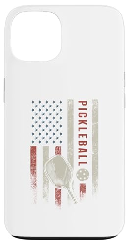 Vintage American US Flag Pickleball Paddle �X�}�z�P�[�X iPhone 13 �p