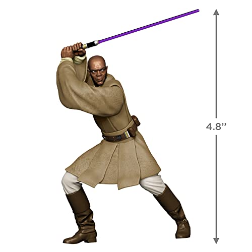 Hallmark Keepsake Plastic Christmas Ornament 2022, Star Wars: Attack Of The Clones 20Th Anniversary Mace Windu #TOP4