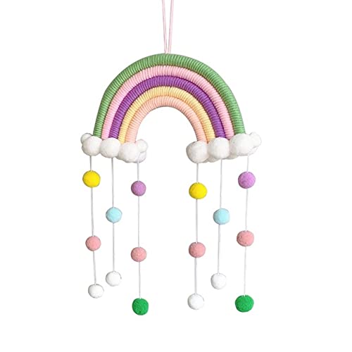Arc-en-ciel en coton tissé main pour cadeau de naissance idéal