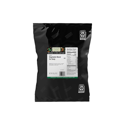 Frontier Deluxe Vegetable Soup, 1-Pound, Mixed Dried Vegetables For Soup,