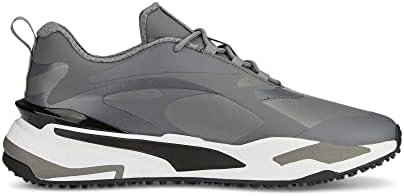 PUMA Unisex's Gs-Fast Golf Shoe, Quiet Shade Quiet Shade Puma Black, 12 | Image 4
