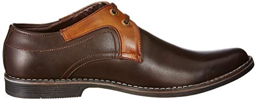 Image of Centrino Mens Formal Shoes |Elegant Lace Up Derby for Business & Casual Wear | Premium Craftsmanship for a Stylish & Sophisticated Look | Cushioned Insole for All-Day Comfort & Support