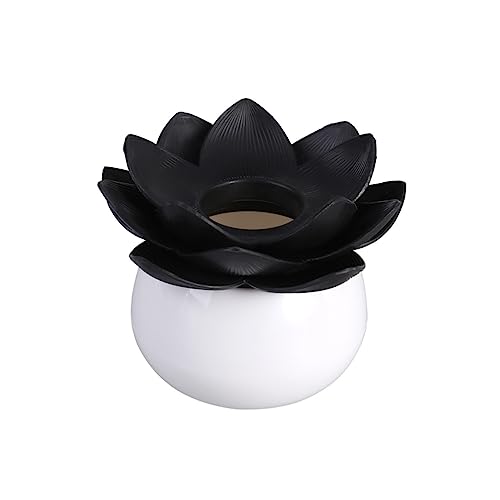 NAMOARLY Box Swab Organizer Swab Holder Travel Toothpick Travel Dispenser Toothpick Dispenser Lotus Holder Toothpick Organizer Black