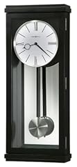 Howard Miller Kim Boon Wall Clock II 549 500 – Black Satin with Quartz, Triple Chime Movement item
