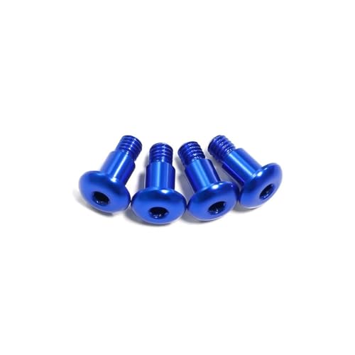 RC�J�[�A�b�v�O���[�h�p�[�c Compatible With Tamiya For TT02 TT?02 For TT02B 1/10 RC�J�[�A�b�v�O���[�h�����p�[�c�A�N�Z�T���[���^��M4�X�e�b�v�X�N�����[(Blue)