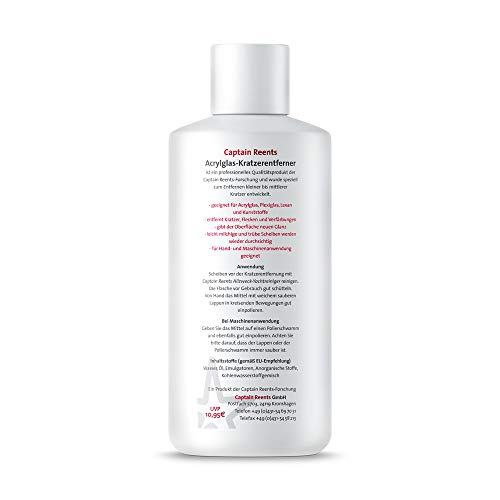 Acrylglas Politur Captain Reents 125ml für Kratzerentfernung