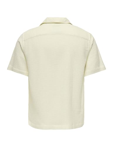 T-shirt col rond ONLY & SONS Onssavier en coton gaufré épais bronze S - 2