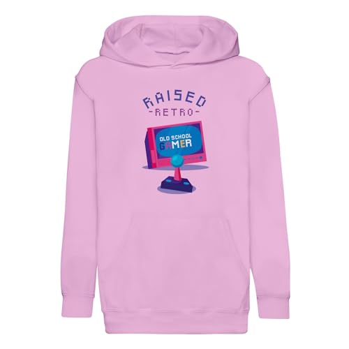 Jeux vidéo vintage hoodie enfant pour l'école et les loisirs arcade