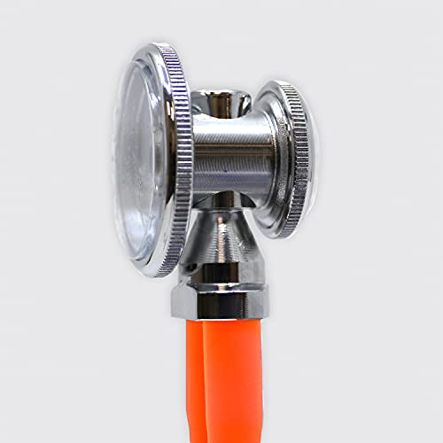 Dixie Ems Sprague-Rappaport Type Two Tube Stethoscope – Orange #TOP4