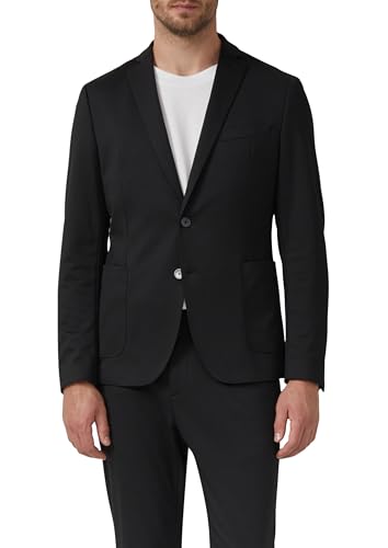 Blazer d'affaires décontracté homme s.Oliver veste costume noir taille 26