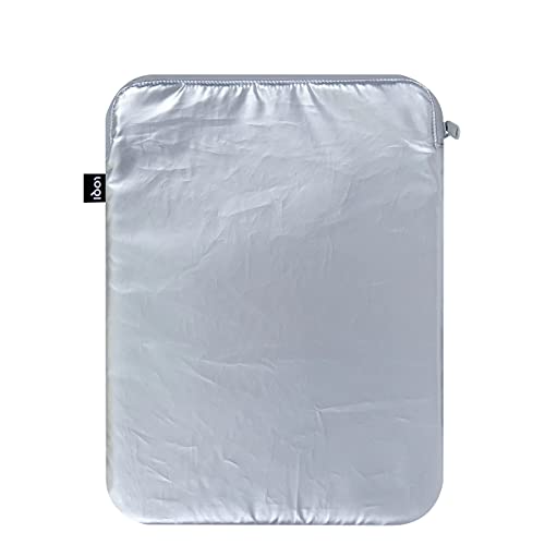 Funda para portátil LOQI metálica plateada miniatura 1